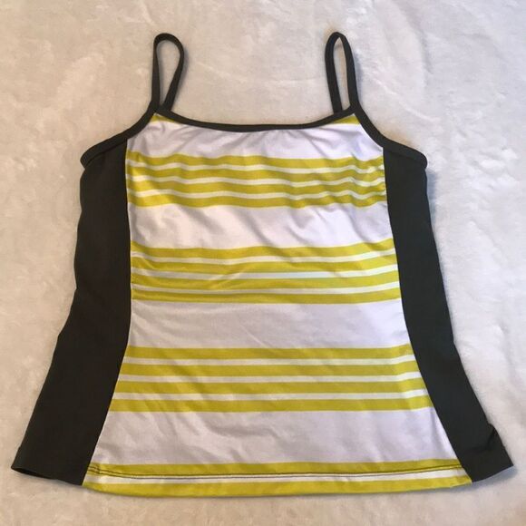 Sugoi Yellow & White Athletic Bike Tank - Size M - Picture 1 of 9